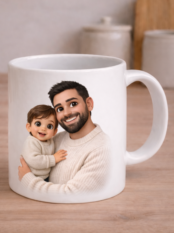 TAZZA FOTO CARTOON PAPA'