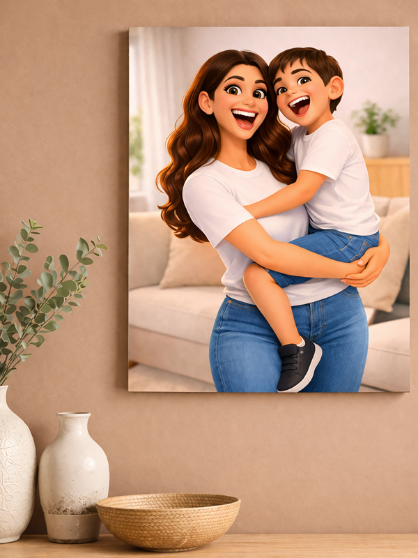 TELA FOTO CARTOON MAMMA