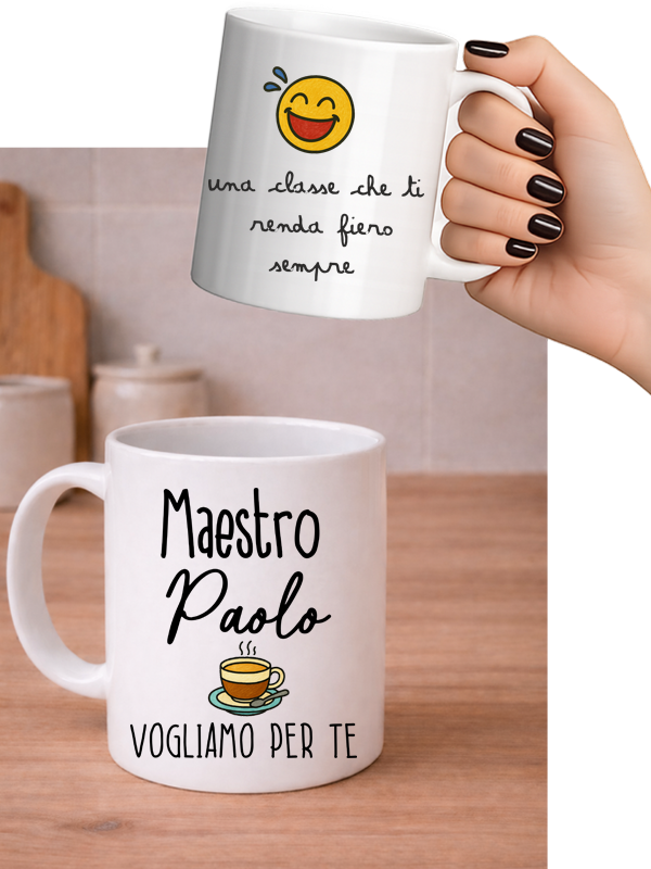 TAZZA MAESTRO VOGLIAMO PER TE
