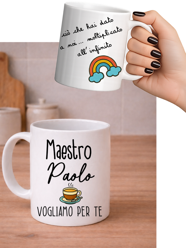 TAZZA MAESTRO VOGLIAMO PER TE