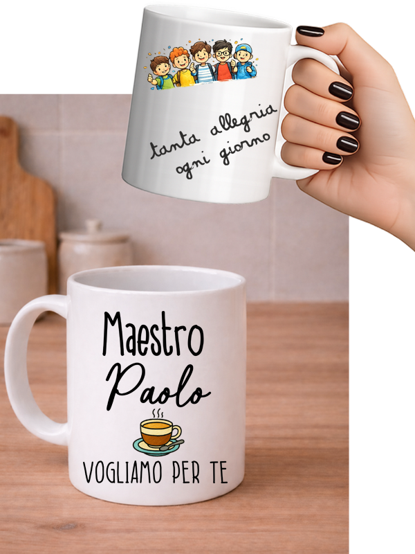 TAZZA MAESTRO VOGLIAMO PER TE