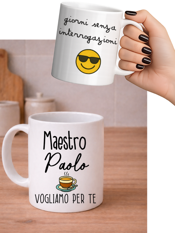 TAZZA MAESTRO VOGLIAMO PER TE