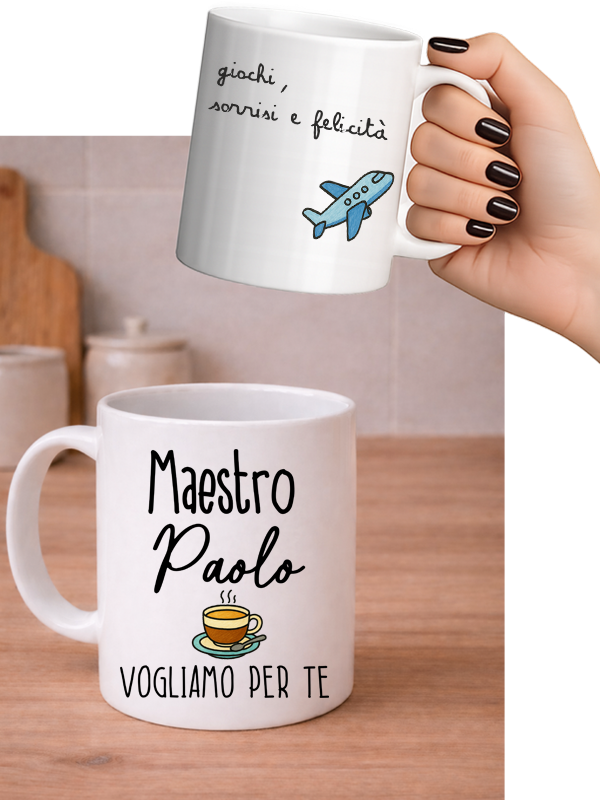TAZZA MAESTRO VOGLIAMO PER TE