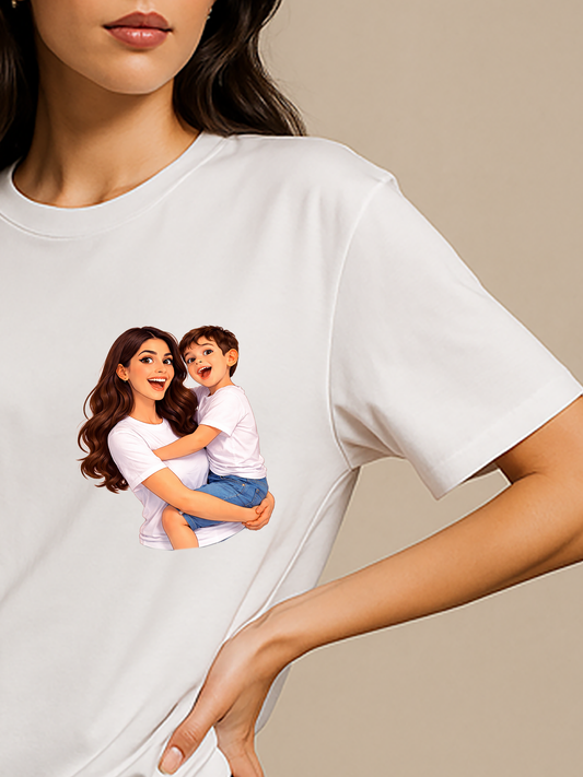 T-SHIRT FOTO CARTOON MAMMA