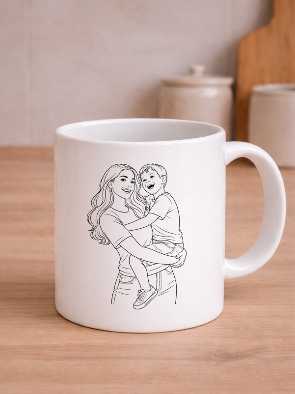 TAZZA FOTO FINELINE MAMMA