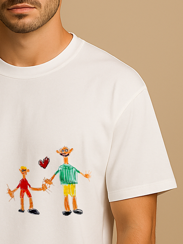 T-SHIRT DISEGNO PAPA'