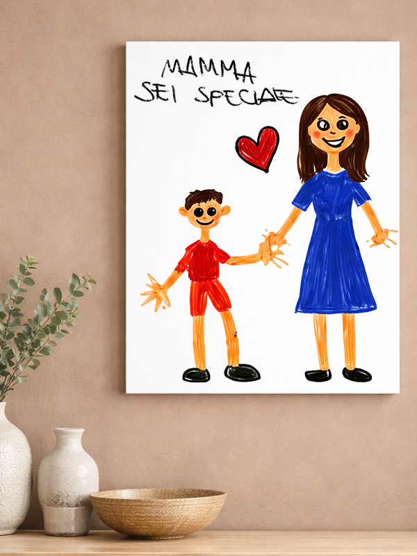 TELA DISEGNO MAMMA